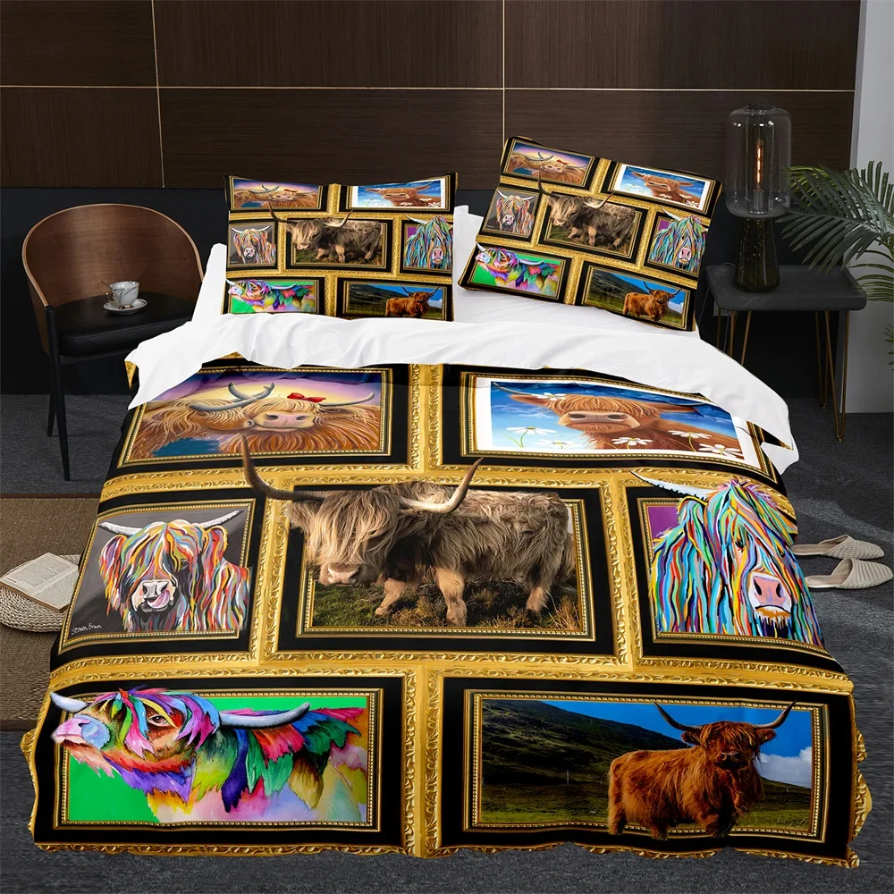 Highland Home Textiles - Hoogland Koe Vee Boerderij Dier Comfortabel