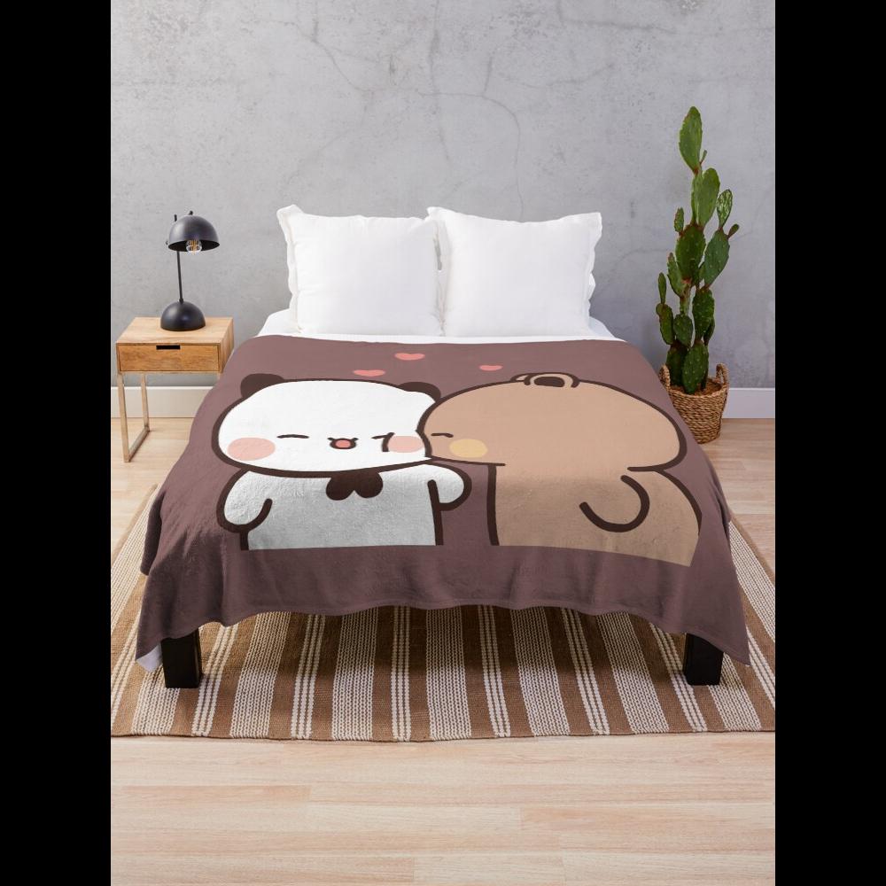 Home Textiles Throw - Love Kiss van DuDu Bear to