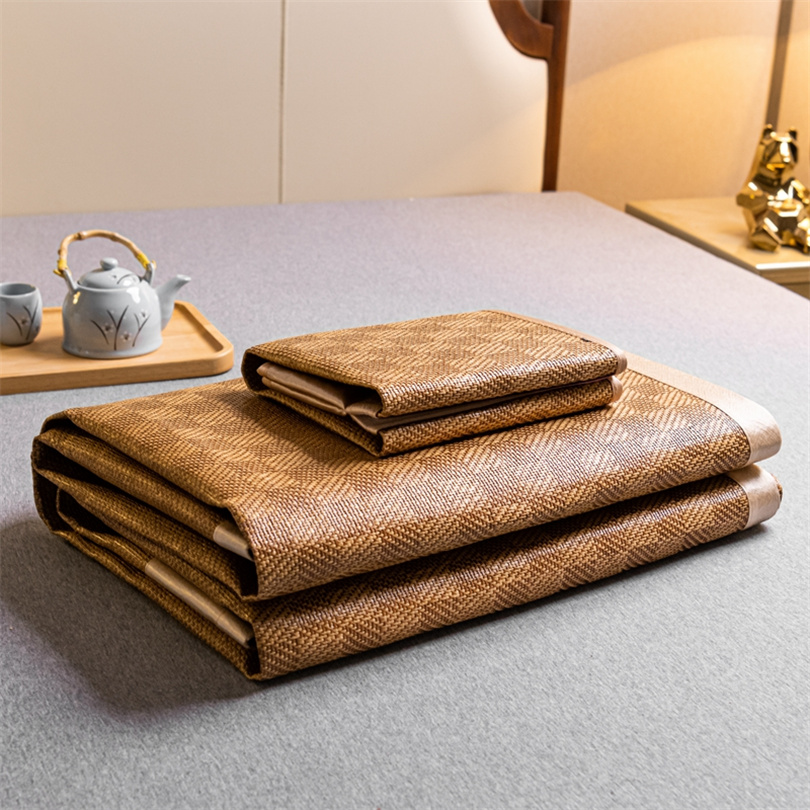 Silk Sheet Set - Koelmat Bamboe Zomermat en kussensloop Naakte