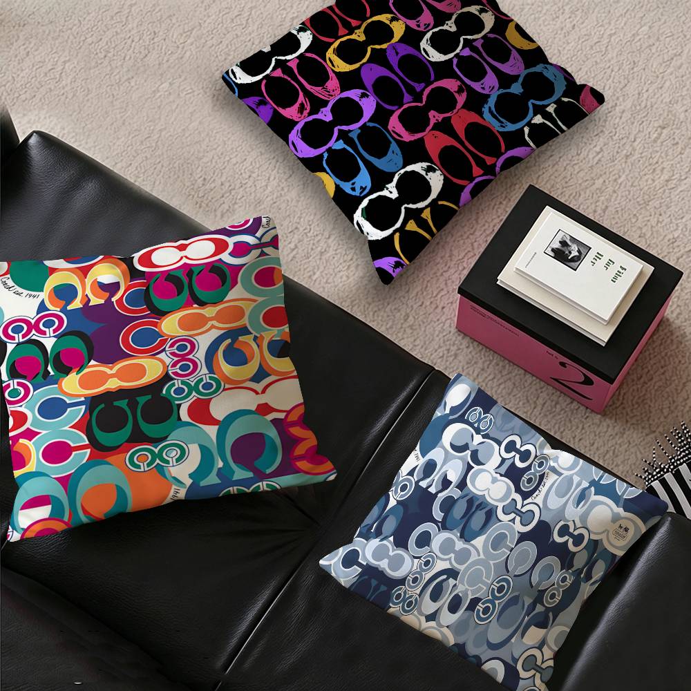 Home Textiles Logo - C-Coach B-Brand LOGO Kussenhoes Kussenhoes Bekleding