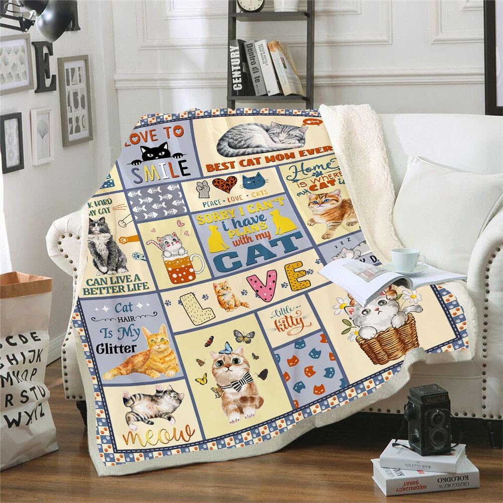 Home Textiles Throw - TRIKPTEY Kattendeken Gezellige gooien dekens met