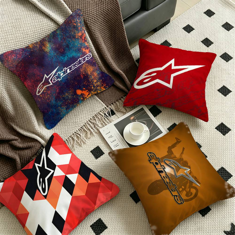 Home Textiles Logo - Alpinestars logo kussen kussenhoes kussensloop woonkamer