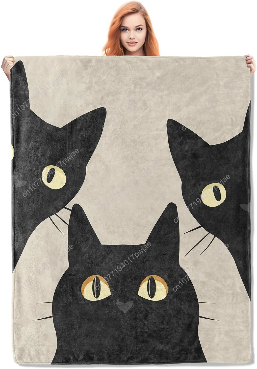 Home Textiles Throw - Grappige kattendeken Cadeaus voor vrouwen Meisjes