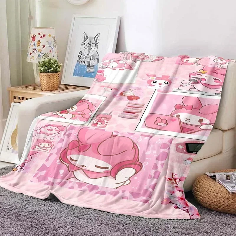 Home Textiles Throw - Grote My Melody Hello Kitty Plaid