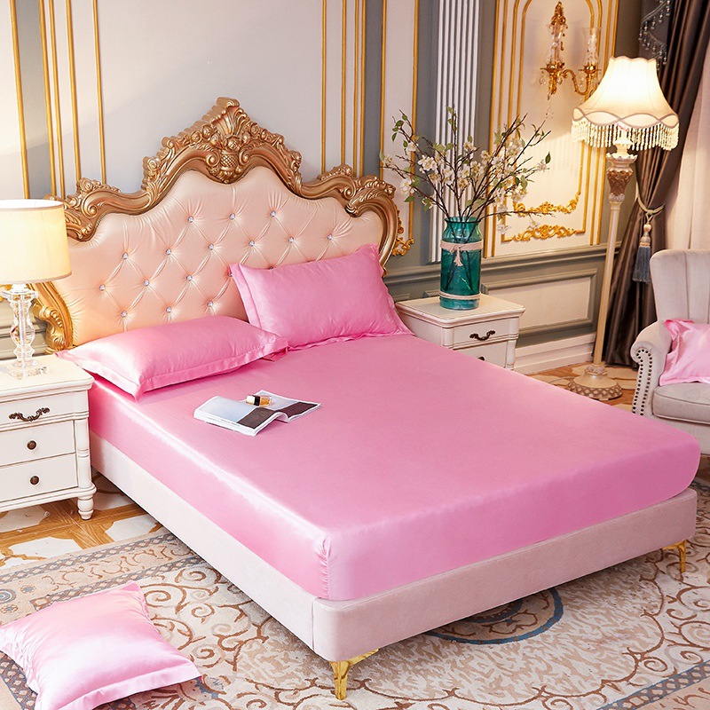 Silk Sheet Set - Hoge-Kwaliteit Glad Satijn Voorzien Laken Queen