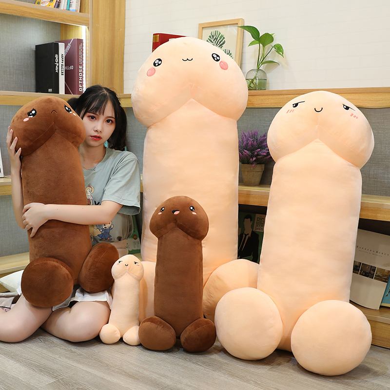 Bolster Pillow Long - Lange levensechte penis knuffel gevuld lul