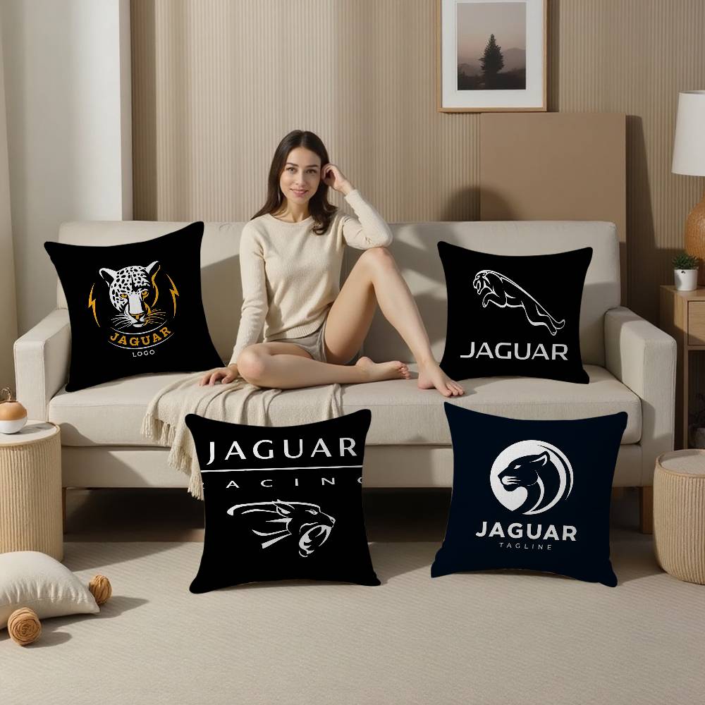 Home Textiles Logo - J-JaguarS-Car Logo Kussenhoes Kussensloop Bekleding Bank