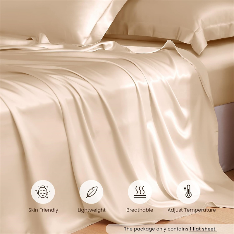 1PC Moerbeizijde Platte Laken  - Silk Sheet Set recensie en prijs
