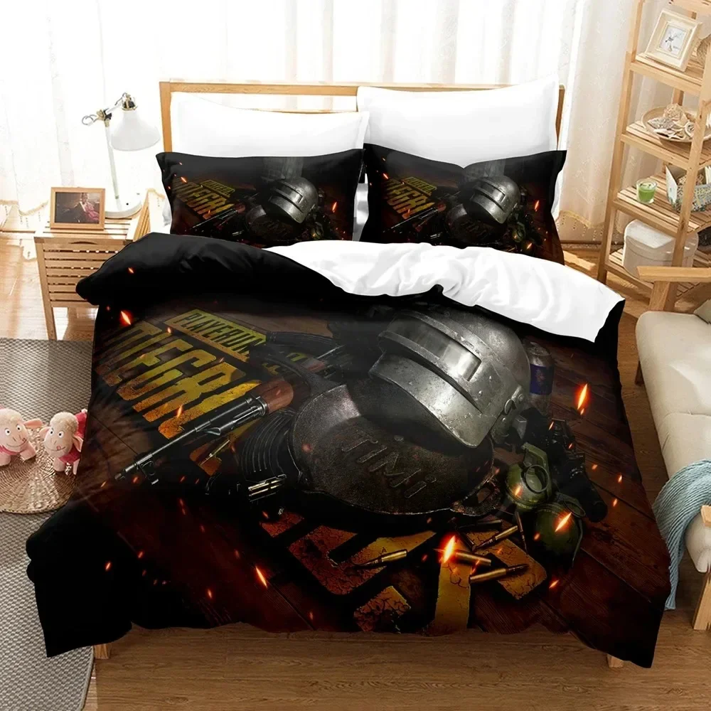 3D Print Game Battlegrounds PU - Linen Duvet Cover recensie en prijs
