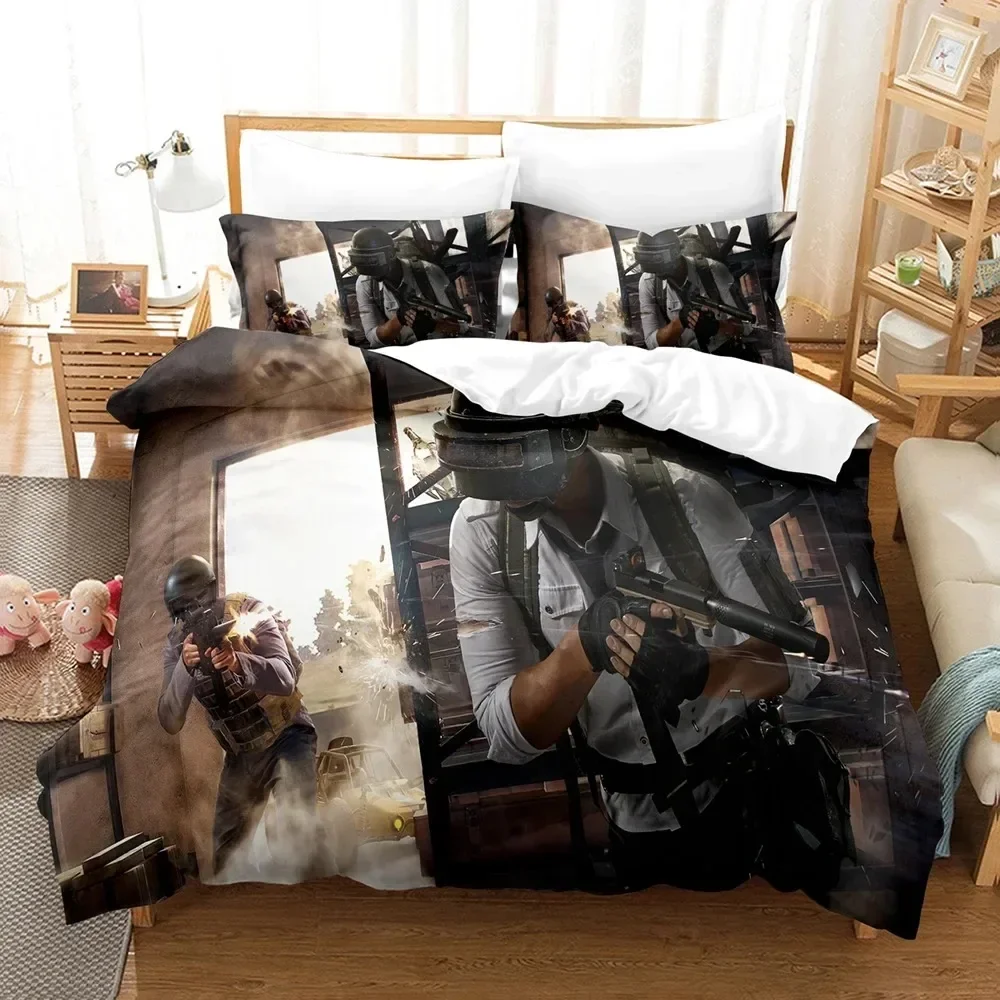 3D Print Game Battlegrounds PU - Linen Duvet Cover recensie en prijs