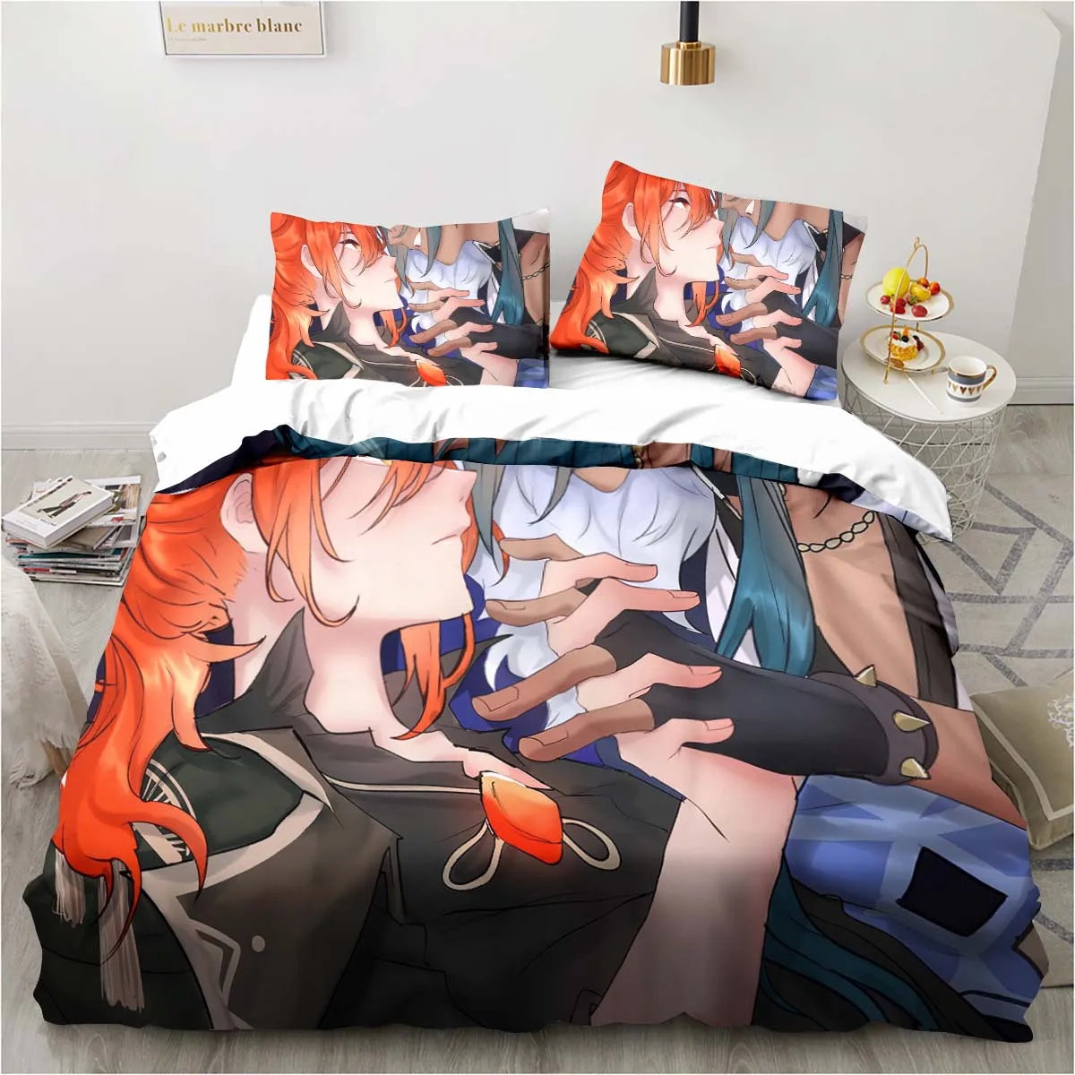 Cartoon Anime Genshin Impact G - Linen Duvet Cover recensie en prijs