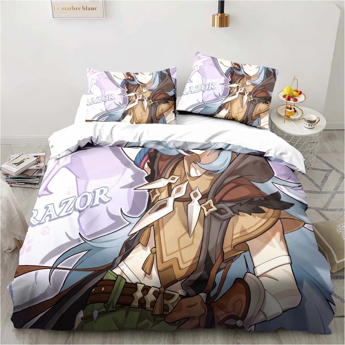 Cartoon Anime Genshin Impact G - Linen Duvet Cover recensie en prijs