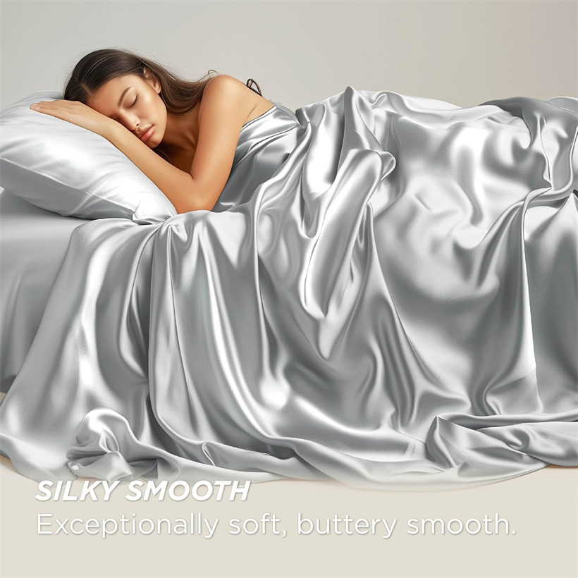 Luxe 100% Mulberry zijden vlak - Silk Sheet Set recensie en prijs