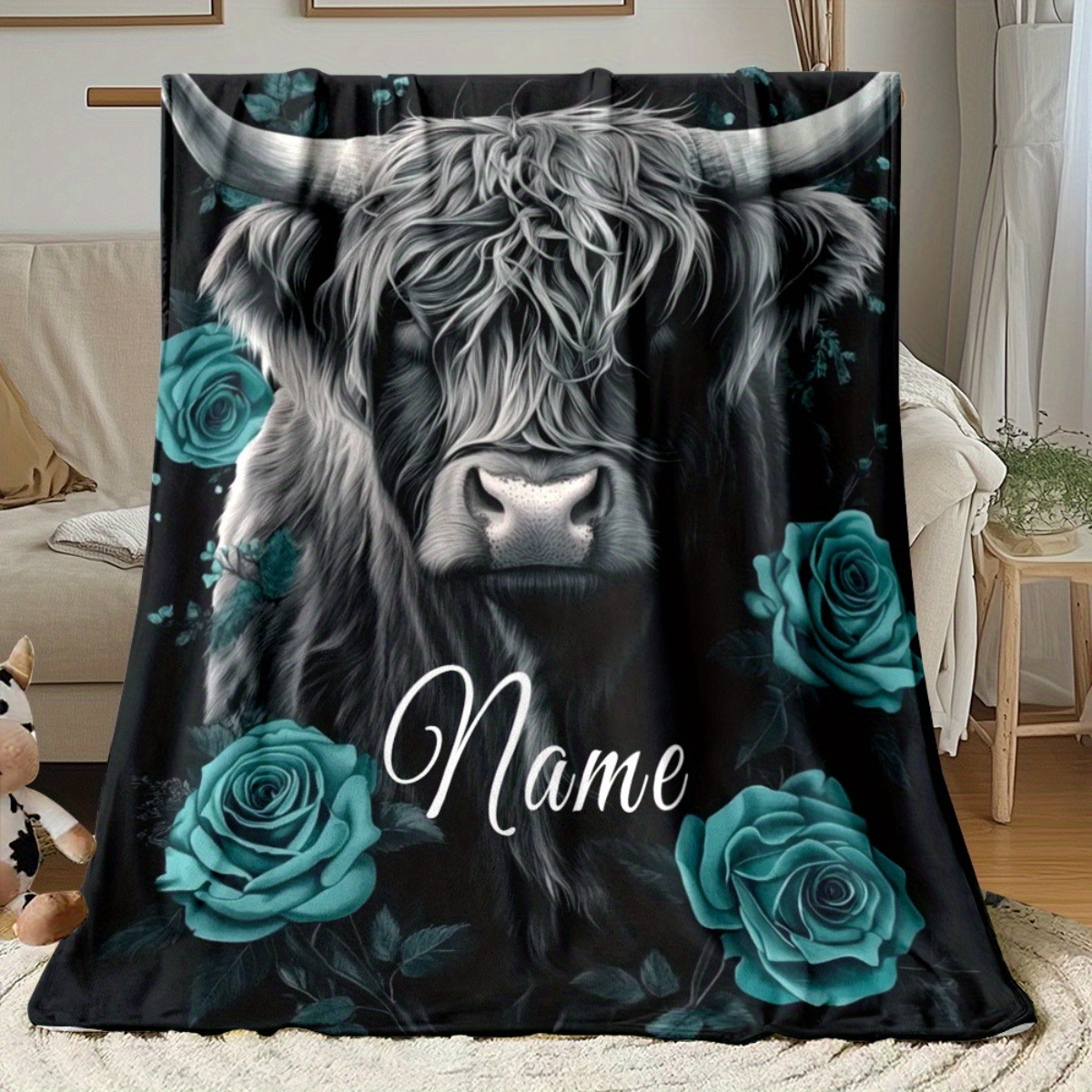 Gepersonaliseerde Highland Cow - Highland Home Textiles recensie en prijs