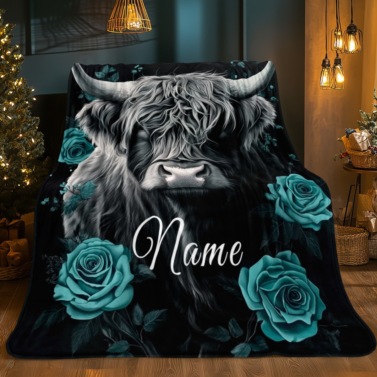 Gepersonaliseerde Highland Cow - Highland Home Textiles recensie en prijs
