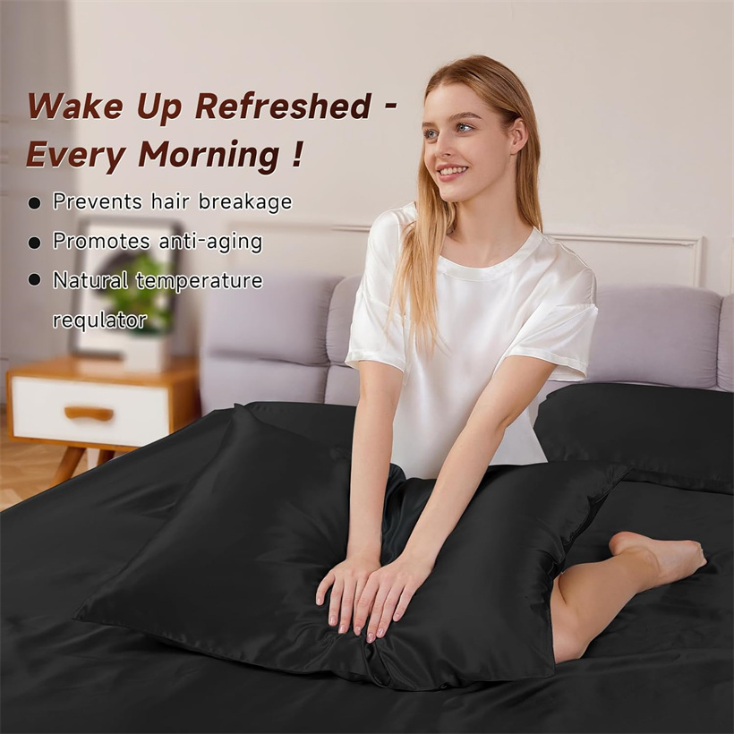 Gladde 3-delige set beddengoed - Silk Sheet Set recensie en prijs