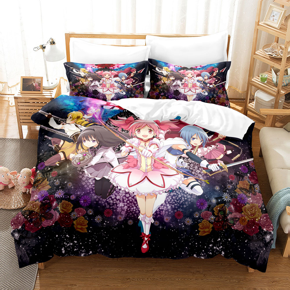 Kawaii Anime Puella Magi Madok - Linen Duvet Cover recensie en prijs
