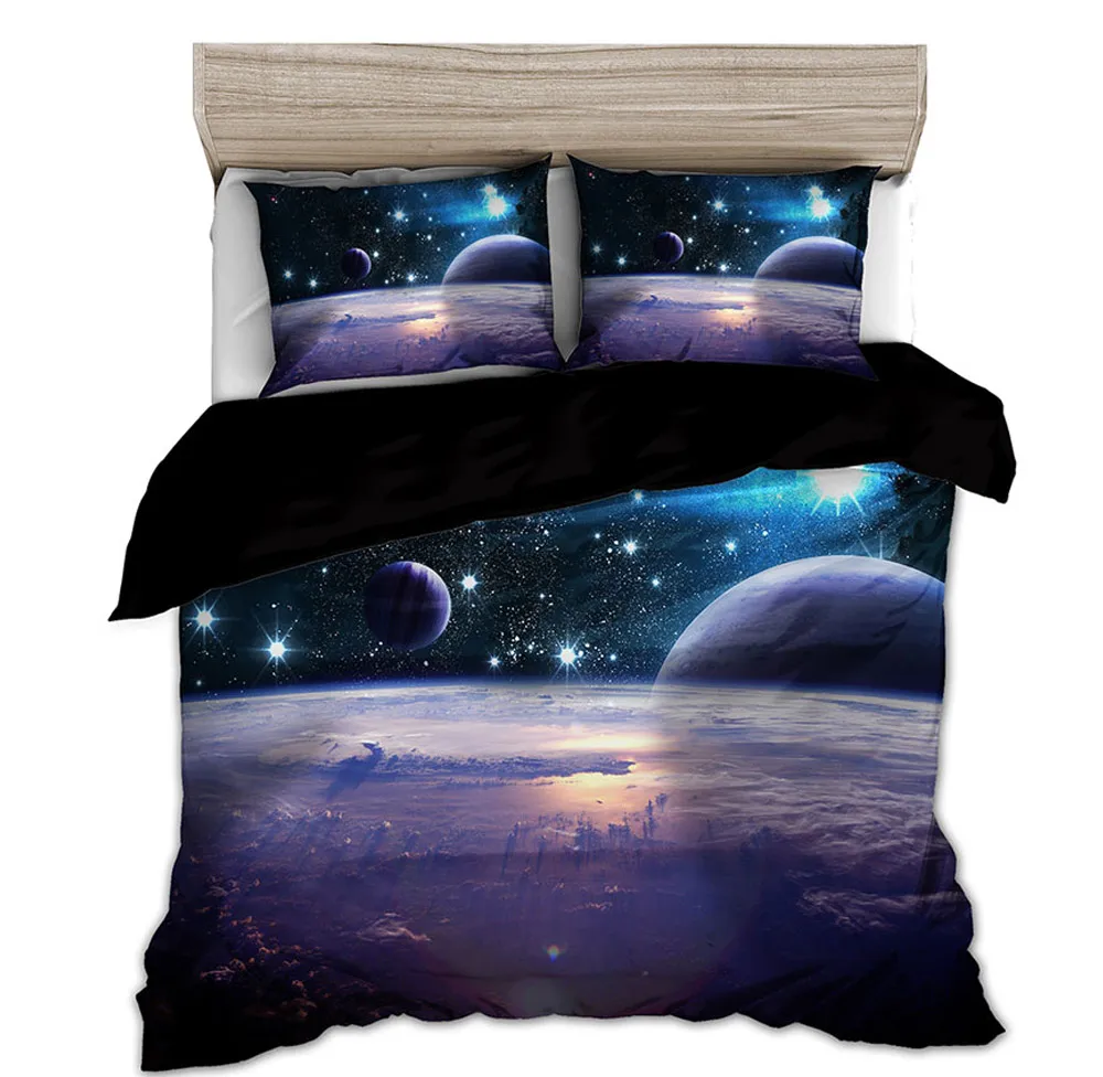 Space Star 3d Galaxy Dekbedove - Linen Duvet Cover recensie en prijs