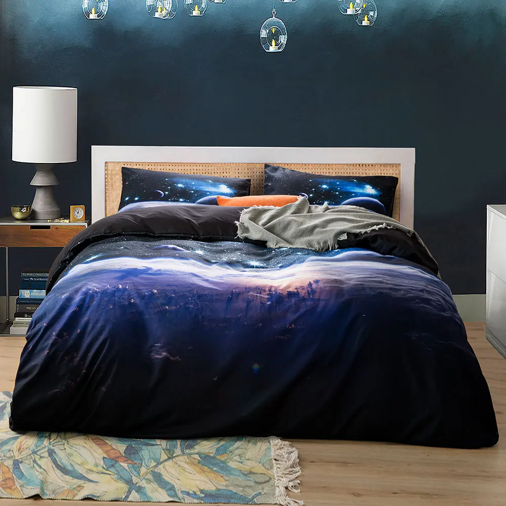 Space Star 3d Galaxy Dekbedove - Linen Duvet Cover recensie en prijs