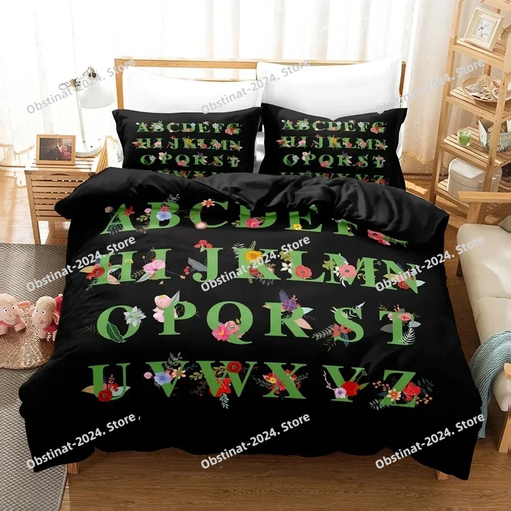 2023 Alphabet Lore Beddengoeds - Linen Duvet Cover recensie en prijs