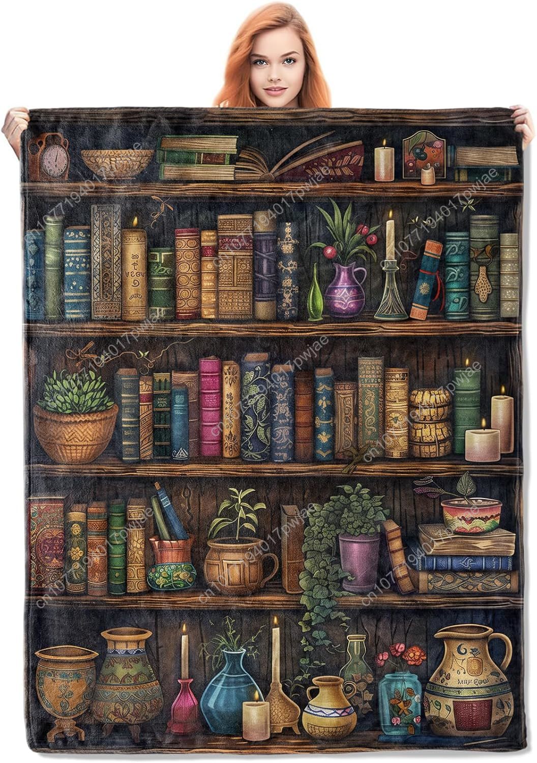 Vintage boekenplankdeken Lezen - Home Textiles Throw recensie en prijs