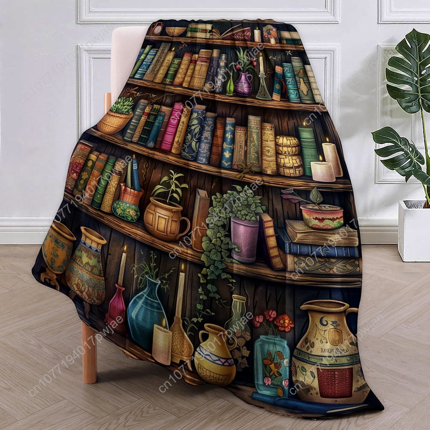 Vintage boekenplankdeken Lezen - Home Textiles Throw recensie en prijs