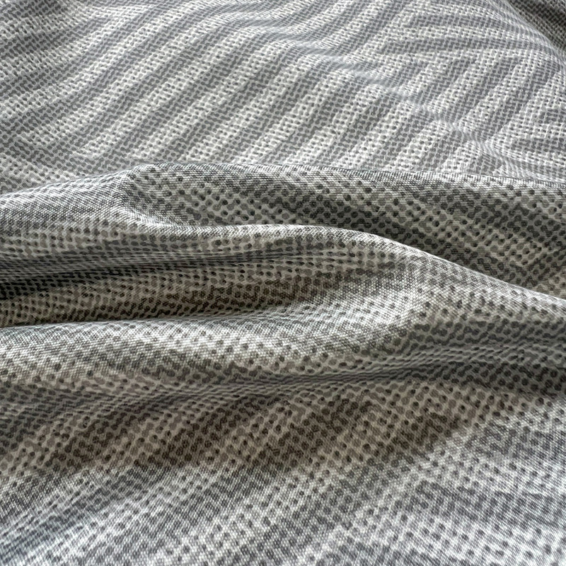 4-delige grijze geometrische b - Linen Duvet Cover recensie en prijs