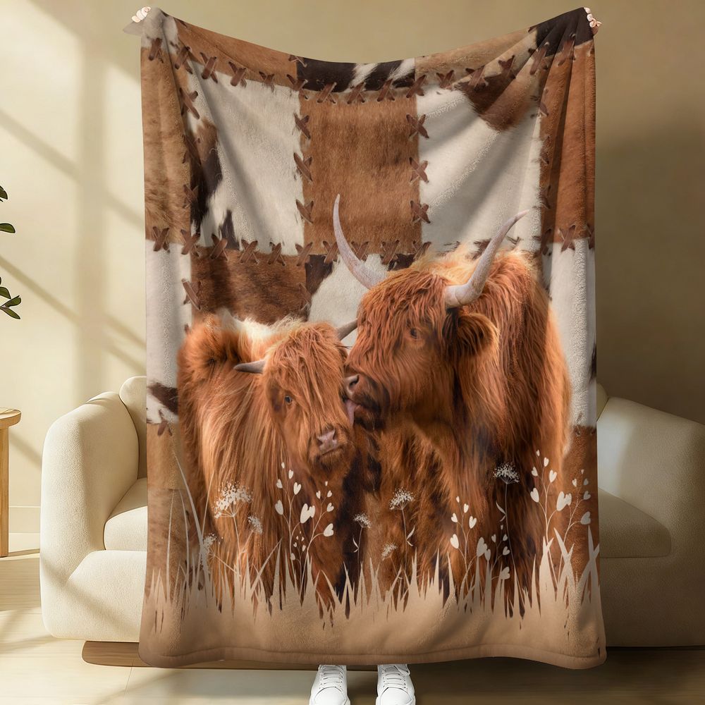 Highland Cattle Digital Print  - Highland Home Textiles recensie en prijs