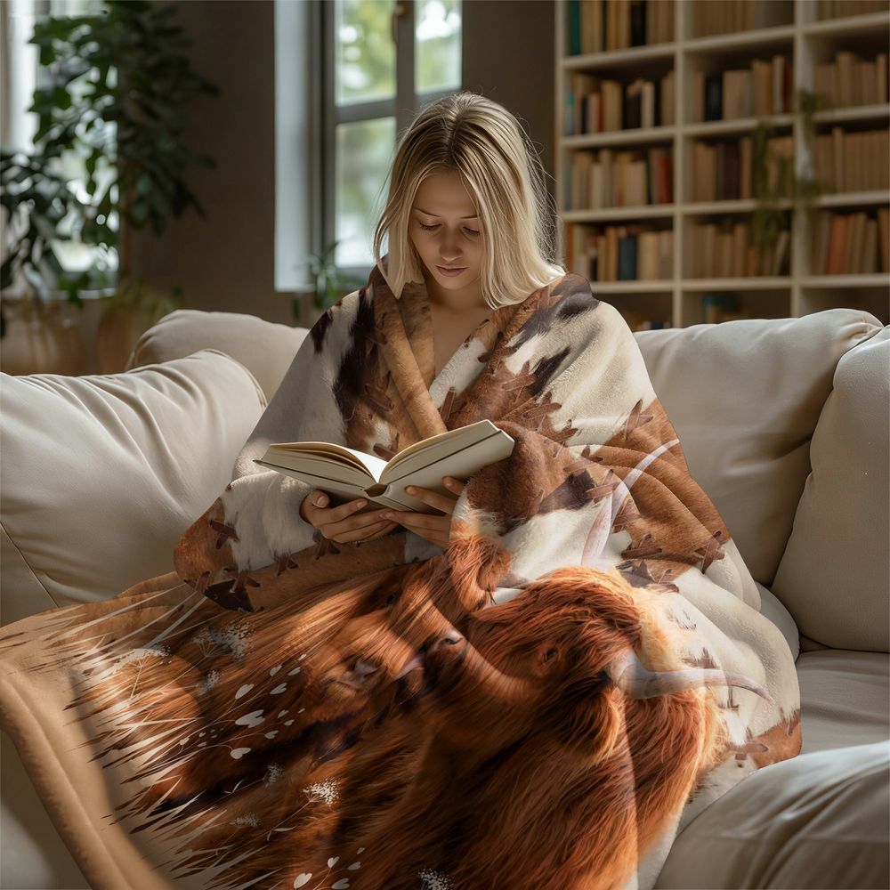 Highland Cattle Digital Print  - Highland Home Textiles recensie en prijs