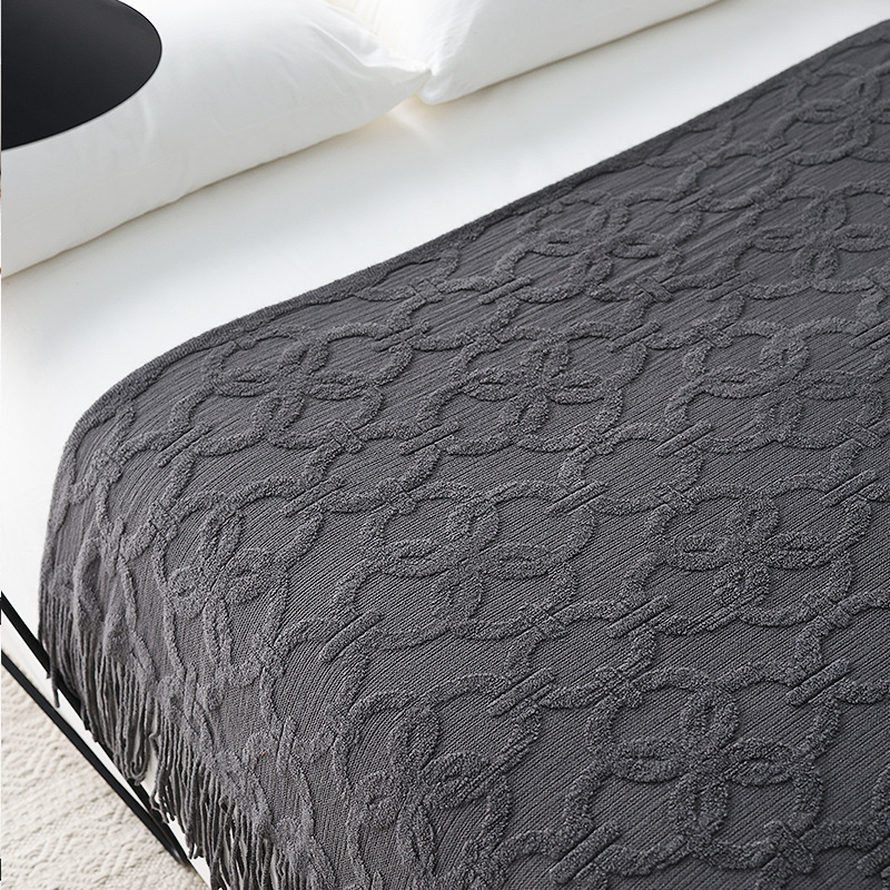 Nordic gebreide bedloper Zacht - Home Textiles Throw recensie en prijs