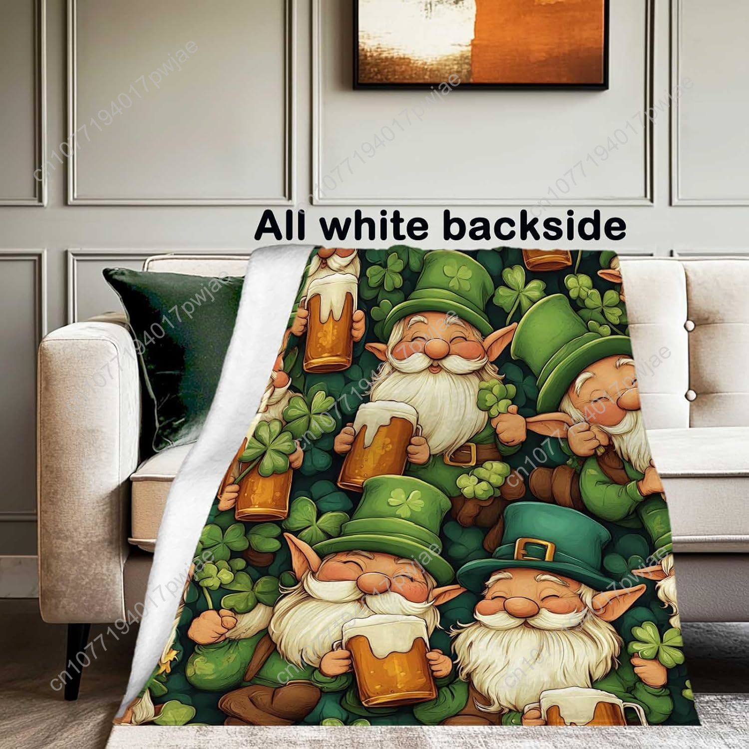 St. Patrick's Day Gnome gooien - Home Textiles Throw recensie en prijs