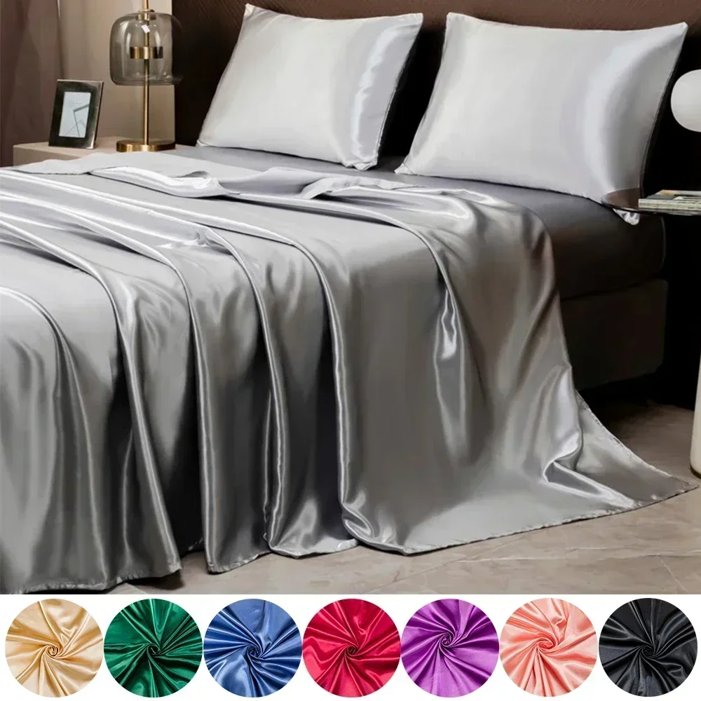 2/3PCS Luxe Satijnen Hoeslaken - Silk Sheet Set recensie en prijs