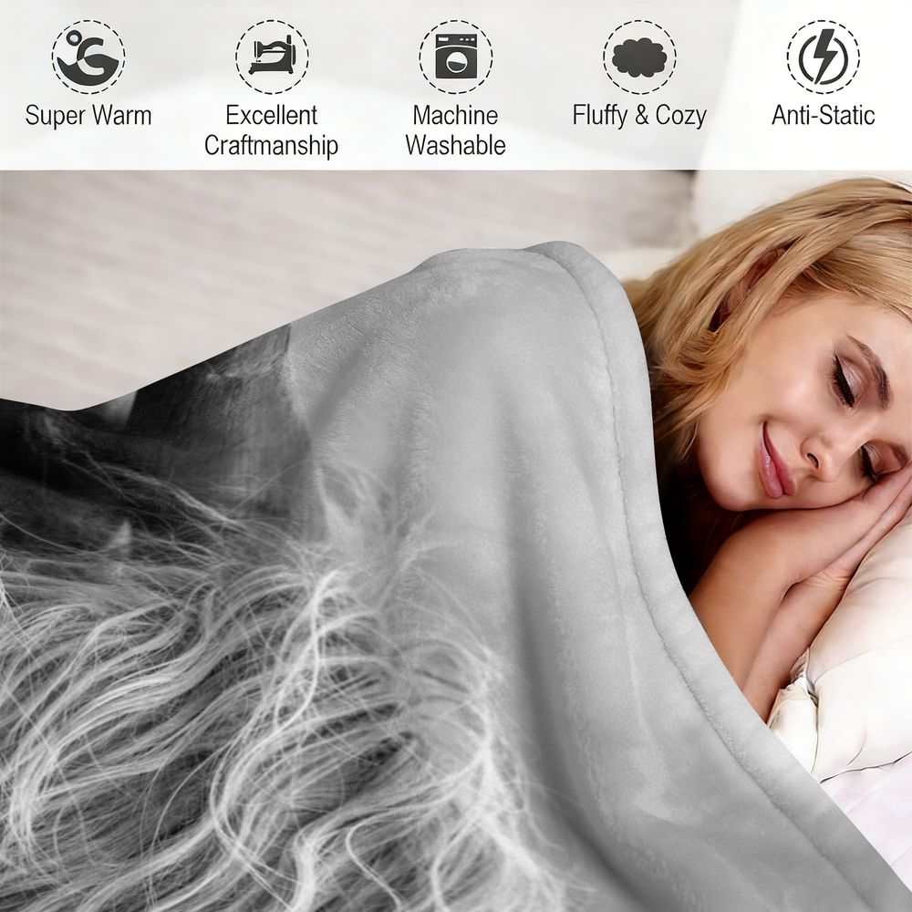 Highland Cow Throw Deken Flane - Highland Home Textiles recensie en prijs