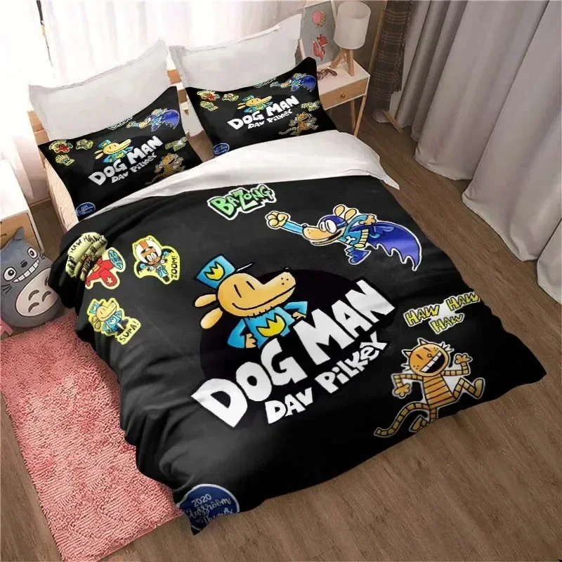 Hondenman Schattig Cartoon Pat - Linen Duvet Cover recensie en prijs