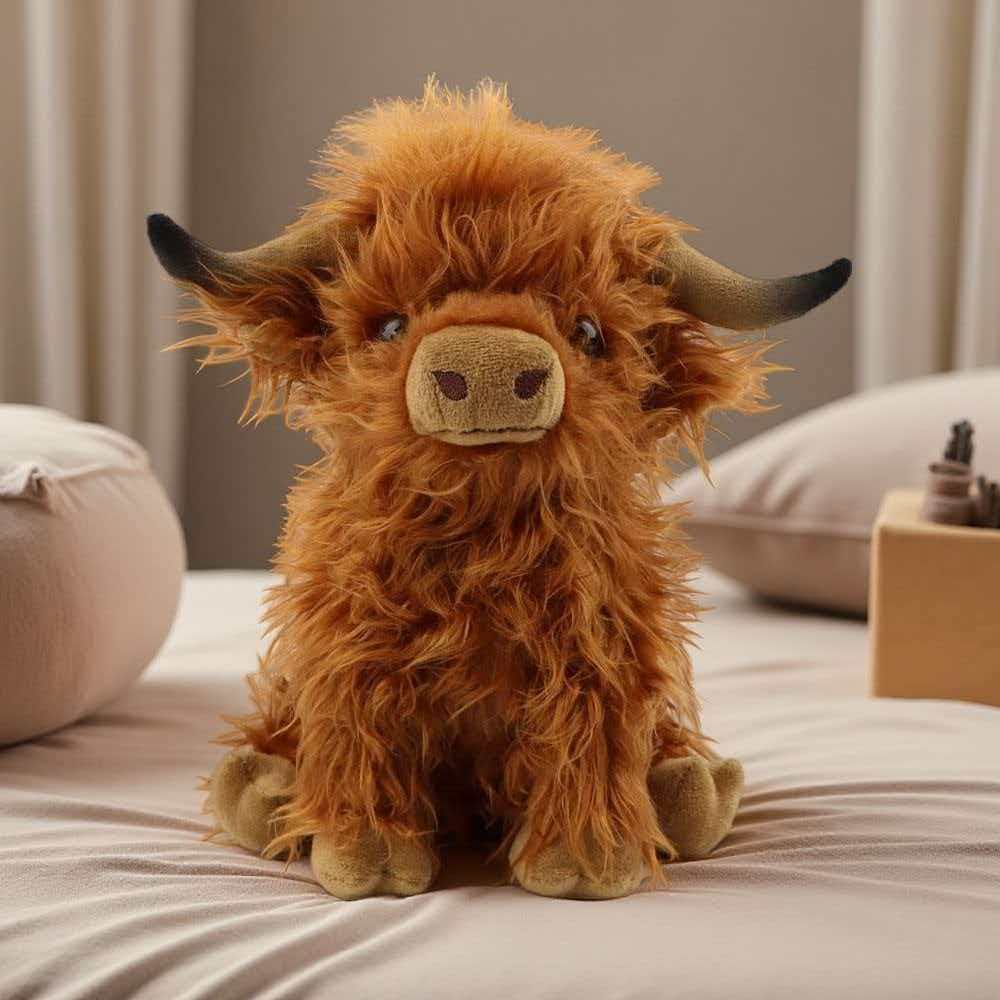 Highland Bull Simulatie Knuffe - Highland Home Textiles recensie en prijs
