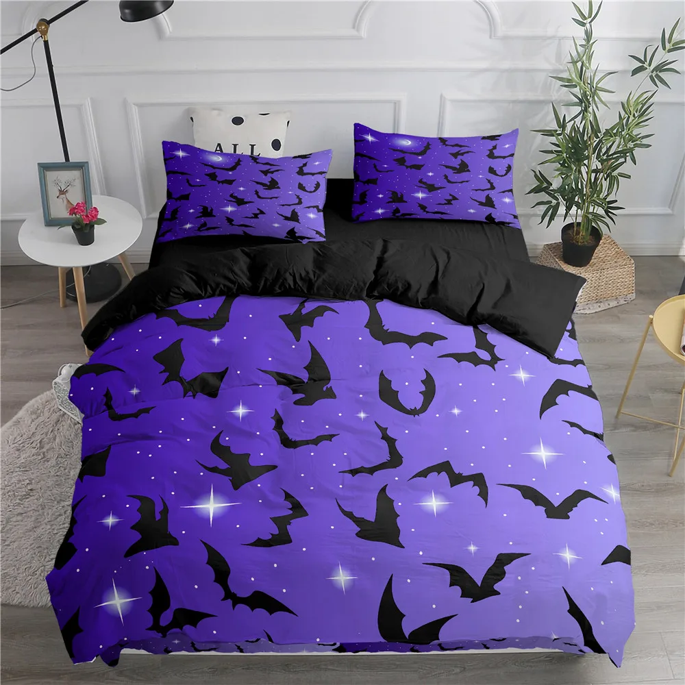 Halloween Vliegende Vampier Be - Linen Duvet Cover recensie en prijs