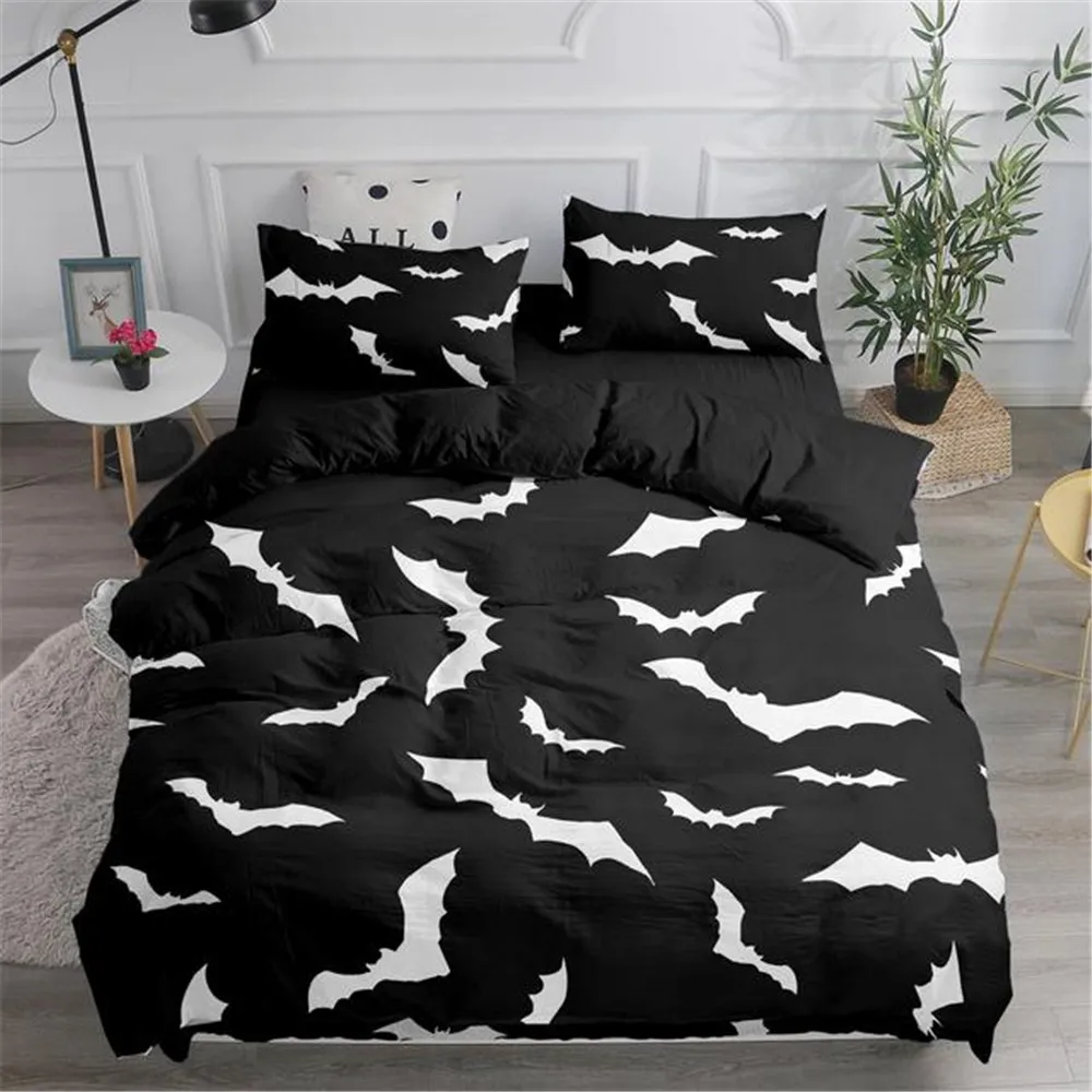 Halloween Vliegende Vampier Be - Linen Duvet Cover recensie en prijs