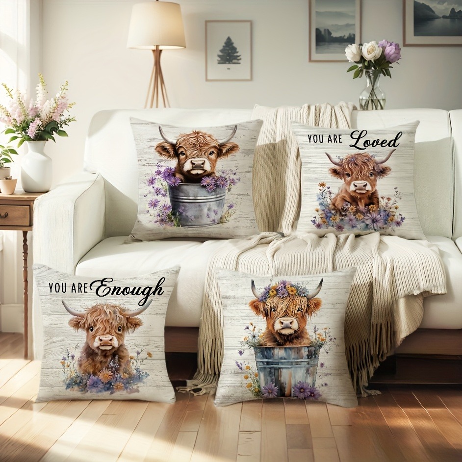 Kussensloop van kort pluche ma - Highland Home Textiles recensie en prijs
