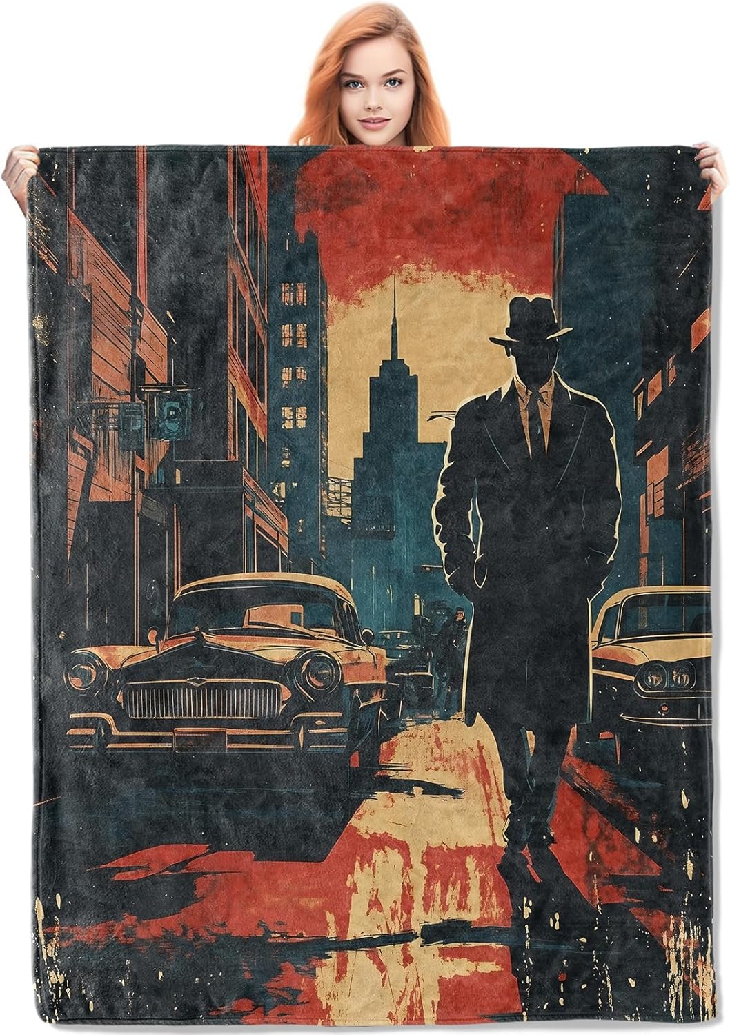 Noir Detective Deken Cadeaus v - Home Textiles Throw recensie en prijs