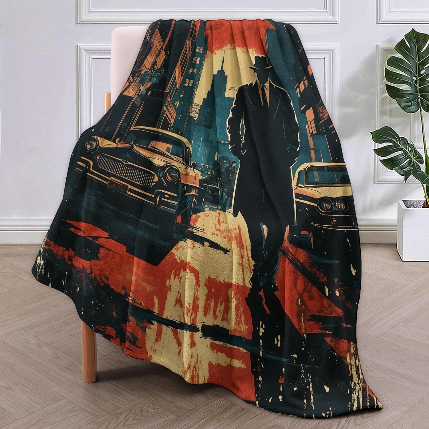 Noir Detective Deken Cadeaus v - Home Textiles Throw recensie en prijs