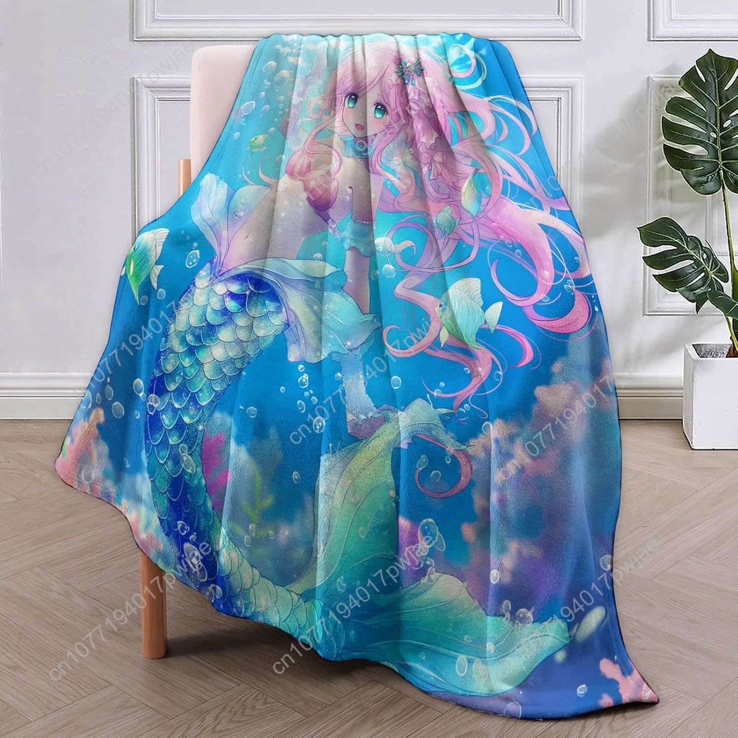 Leuke Zeemeermin Deken Cartoon - Home Textiles Throw recensie en prijs