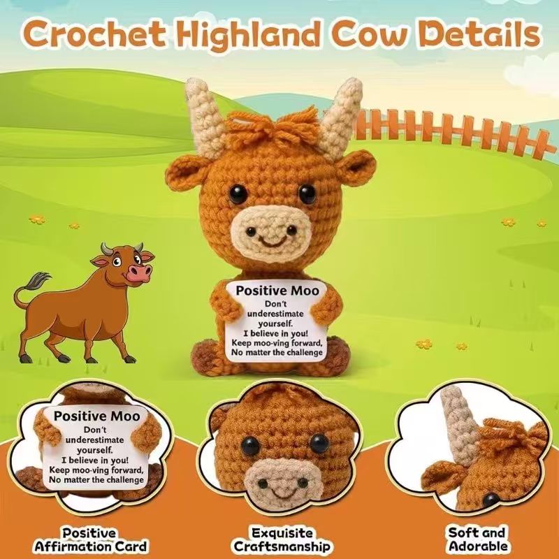 Schattig Highland Koe Emotione - Highland Home Textiles recensie en prijs