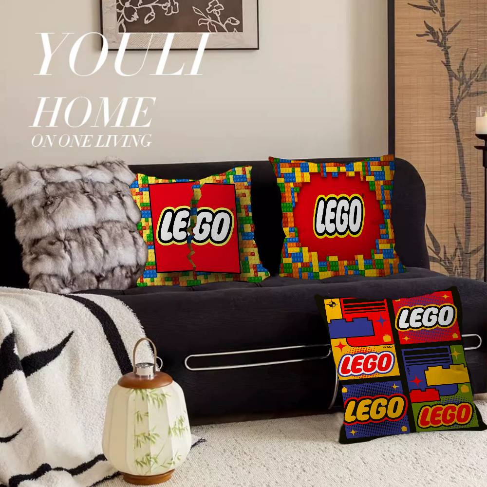 Klassieke L-LEGOS logo kussenh - Home Textiles Logo recensie en prijs