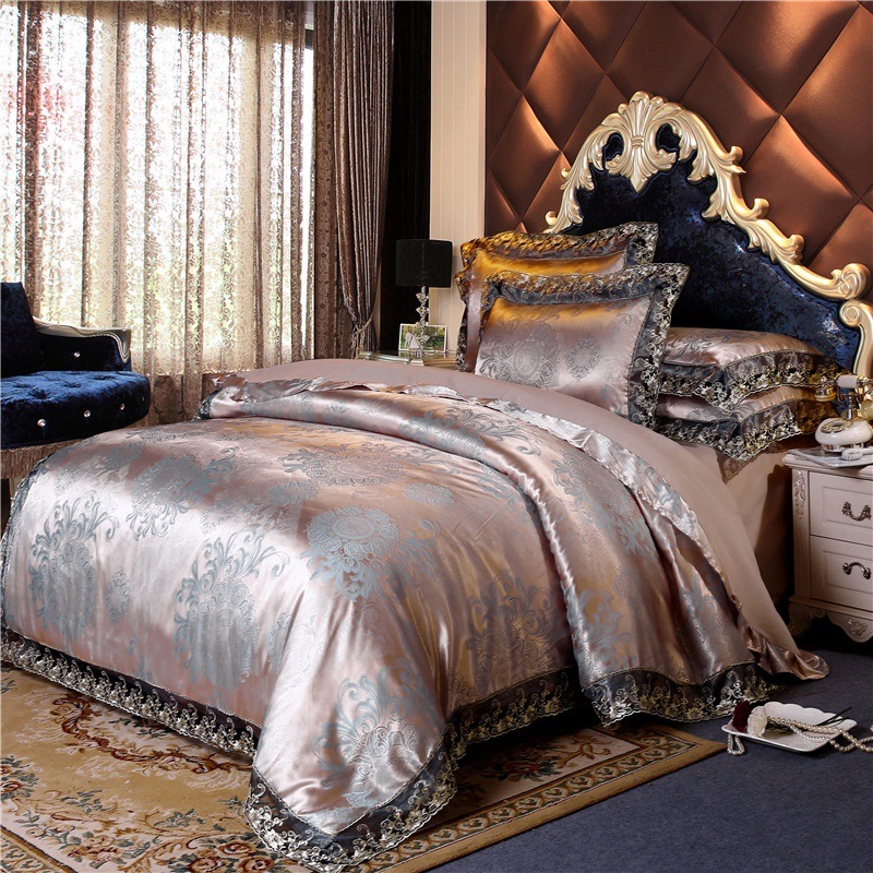 Europese Stijl Jacquard Bedden - Silk Sheet Set recensie en prijs