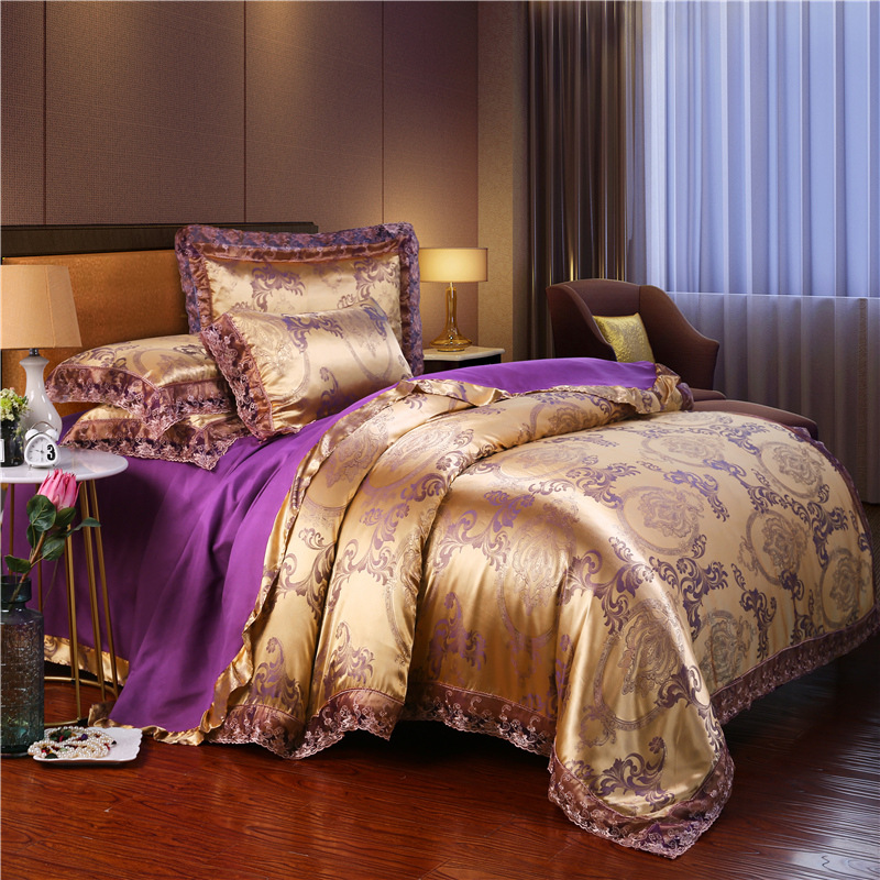 Europese Stijl Jacquard Bedden - Silk Sheet Set recensie en prijs